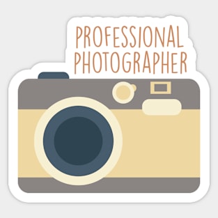 Professional photographer Sticker